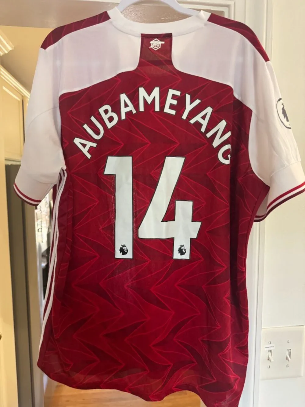 Arsenal 2020/2021 Aubameyang Home Kit